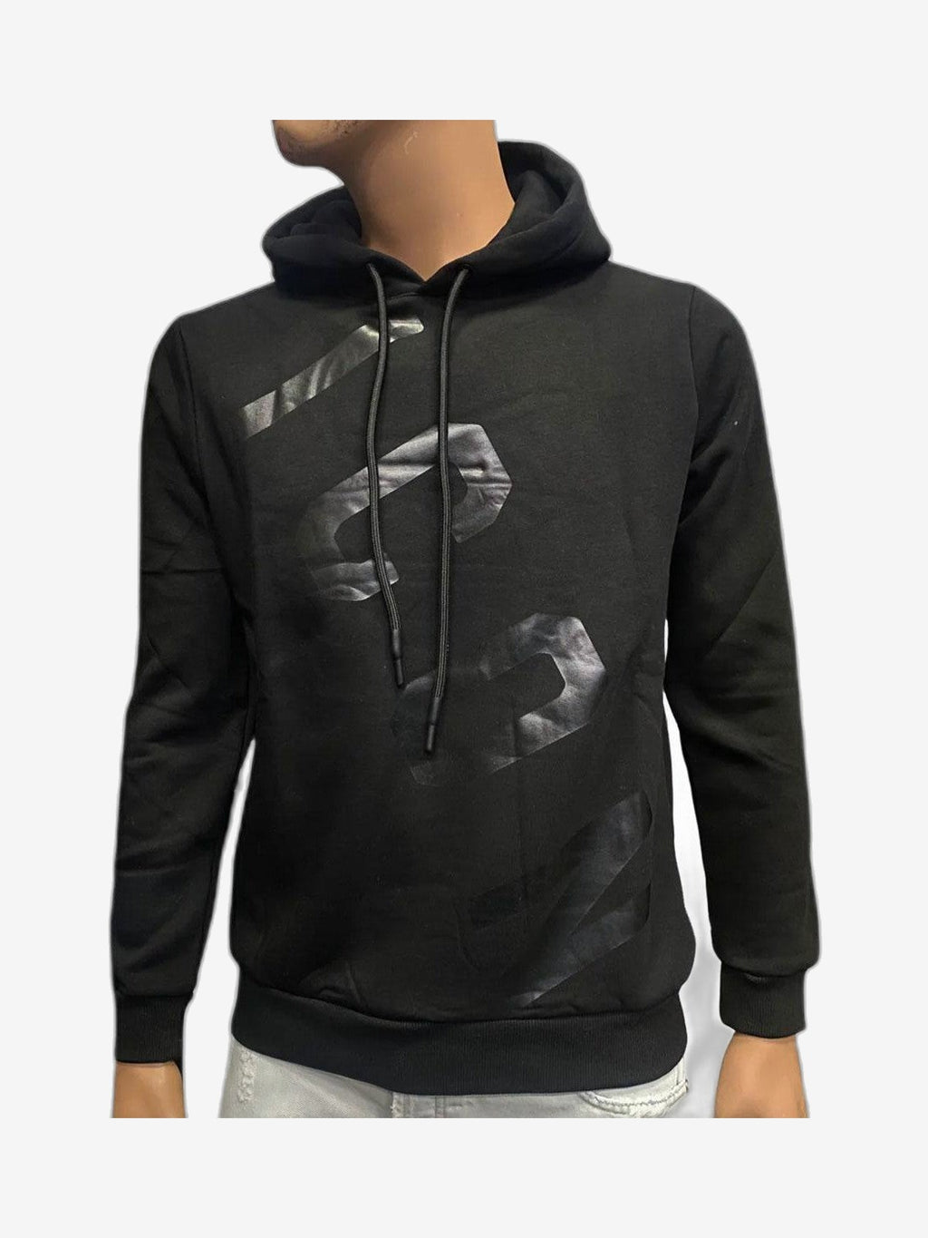 ICON Herren Hoodie Schwarz Baumwolle