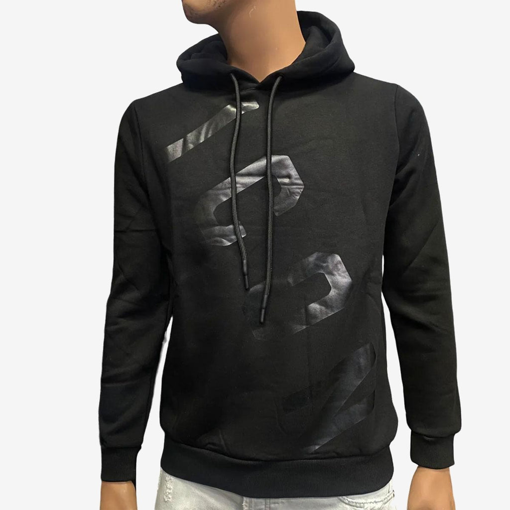 ICON Herren Hoodie Schwarz Baumwolle