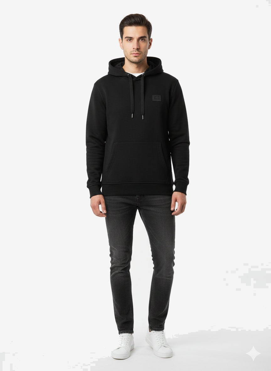 ICEBERG Felpa Uomo Nero Cotone