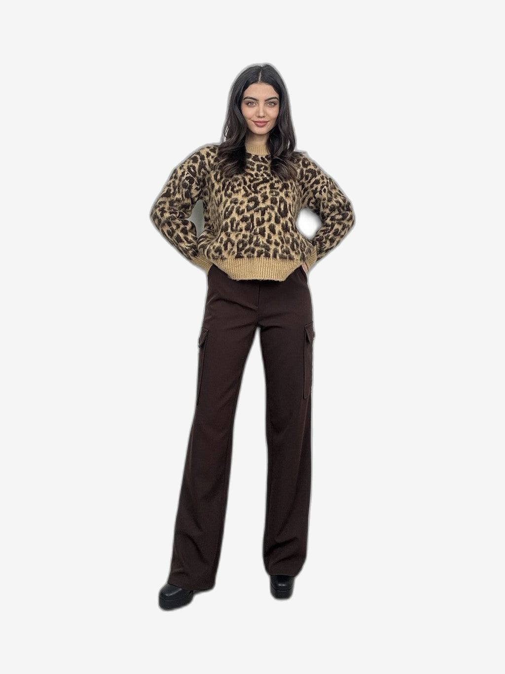 LONCA Damen Pullover Multicolor